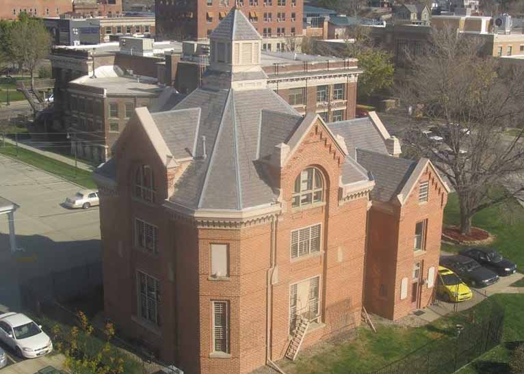 Squirrel Cage Jail from air